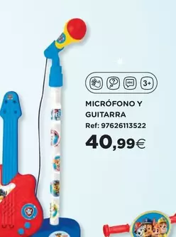 Oferta de Micrófono Y Guitarra por 40,99€ en Hipercor