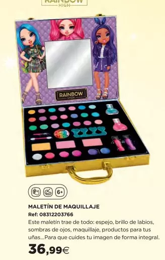 Oferta de Rainbow High - Maletín De Maquillaje por 36,99€ en Hipercor