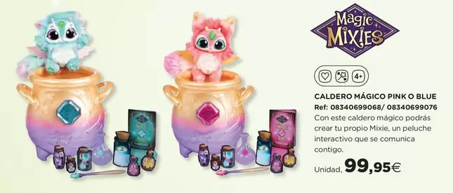 Oferta de Magic Mixies - Caldero Magico Pink O Blue por 99,95€ en Hipercor