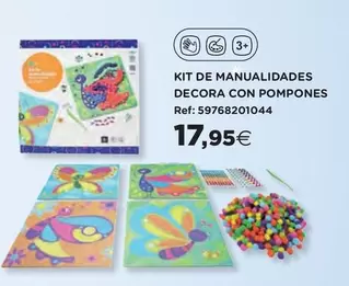 Oferta de El Corte Inglés - Kit De Manualidades Decora Con Pompones por 17,95€ en Hipercor