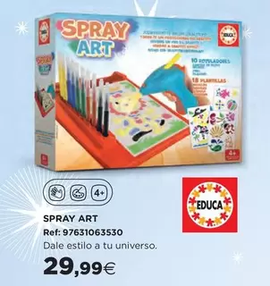 Oferta de Educa - Spray Art por 29,99€ en Hipercor