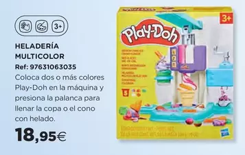 Oferta de Play-Doh - Heladera Multicolor por 18,95€ en Hipercor