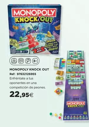 Oferta de Monopoly - Knock Out por 22,95€ en Hipercor