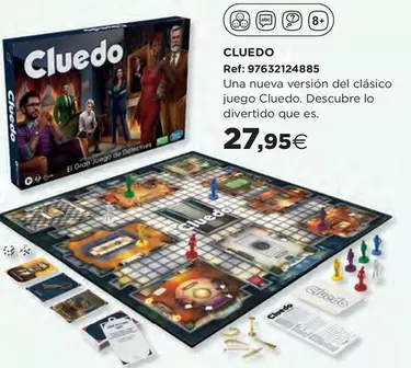 Oferta de Cluedo por 27,95€ en Hipercor