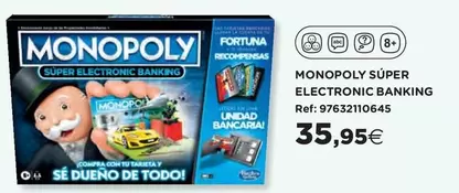 Oferta de Monopoly -  Súper Electronic Banking por 35,95€ en Hipercor