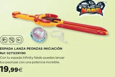 Oferta de Infinity - Espada Lanza Peonzas Iniciacion por 19,99€ en Hipercor