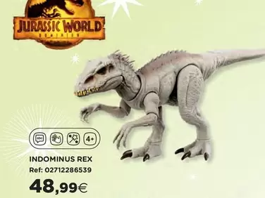 Oferta de Jurassic World - Indominus Rex por 48,99€ en Hipercor