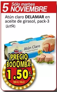 Oferta de Claro - Atun  En Aceite De Girasol por 1,5€ en SPAR