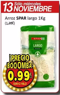 Oferta de Spar - Arroz Largo por 0,99€ en SPAR