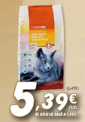 Oferta de Spar - Con Buey Pollo Verduras por 5,39€ en SPAR