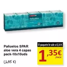 Oferta de Spar - Panuelos Aloe Vera 4 Capas por 1,35€ en SPAR