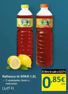 Oferta de Spar - Refresco Te por 0,85€ en SPAR