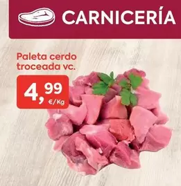 Oferta de Paleta Cerdo Troceada Vc por 4,99€ en Suma Supermercados