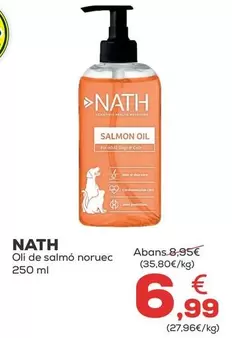 Oferta de Nath - Aceite De Salmon por 6,99€ en Kiwoko