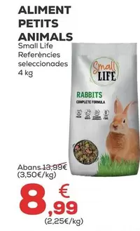 Oferta de Small Life - Alimento Pequenos Animales por 8,99€ en Kiwoko