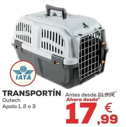 Oferta de Outech - Transportin por 17,99€ en Kiwoko