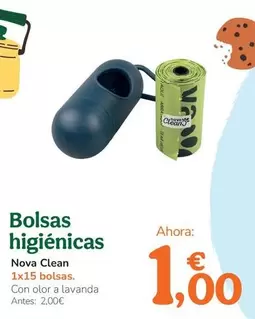 Oferta de Nova Clean - Bolsas Higiénicas por 1€ en Tiendanimal