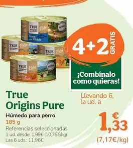 Oferta de True Origins - Pure Húmedo Para Perro por 1,99€ en Tiendanimal