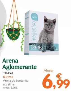 Oferta de Tk-Pet - Arena Aglomerante por 6,99€ en Tiendanimal