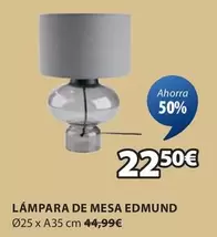 Oferta de Lámpara De Mesa Edmund por 22,5€ en JYSK