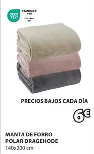 Oferta de Standard - Manta De Forro Polar Dragehode por 6€ en JYSK