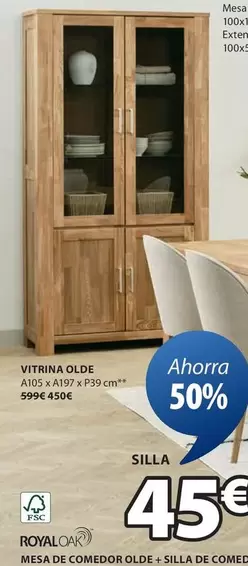 Oferta de Vitrina - Vitrina Olde por 45€ en JYSK