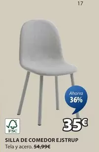 Oferta de Silla De Comedor Ejstrup por 35€ en JYSK