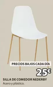 Oferta de Silla De Comedor Nederby por 25€ en JYSK