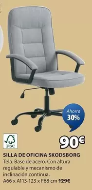 Oferta de Silla De Oficina Skodsborg por 90€ en JYSK