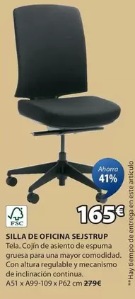 Oferta de Silla De Oficina Sestrup por 165€ en JYSK