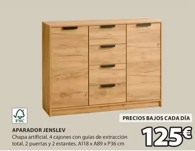 Oferta de Total - Aparador Jenslev por 125€ en JYSK