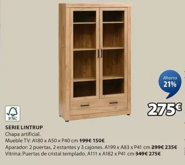 Oferta de Vitrina - Serie Lintrup por 150€ en JYSK