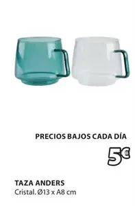 Oferta de Cristal - Taza Andars por 5€ en JYSK