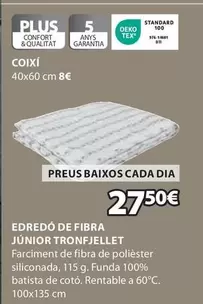 Oferta de Plus - Edredo De Fibra Junior Tronfjellet por 27,5€ en JYSK