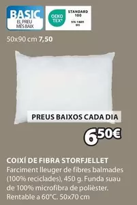 Oferta de Basic - Coixi De Fibra Storfjellet por 6,5€ en JYSK