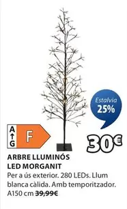 Oferta de Arbre Lluminós Led Morganit por 30€ en JYSK