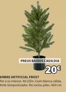 Oferta de Dia - Arbre Artificial Frost por 20€ en JYSK