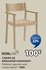 Oferta de Royal Oak - Cadira De Menjador Vadehavet por 100€ en JYSK