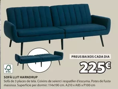 Oferta de Dia - Sofa Llit Hardrup por 225€ en JYSK