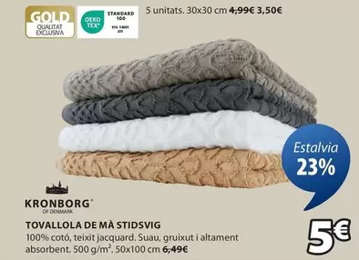 Oferta de Kronborg - Tovallola De Ma Stidsvig por 5€ en JYSK