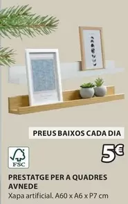 Oferta de Dia - Prestatge Per A Quadres Avnede por 5€ en JYSK