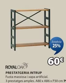 Oferta de Royal Oak - Prestatgeria Intrup por 60€ en JYSK