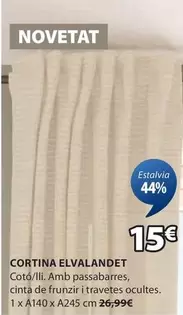 Oferta de Cortina Elvalandet por 15€ en JYSK