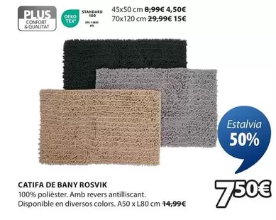 Oferta de Plus - Catifa De Bany Rosvik por 7,5€ en JYSK