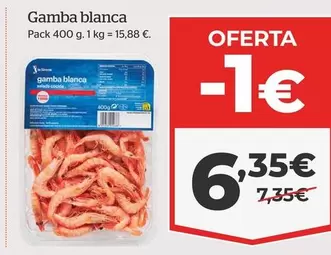 Oferta de La Sirena - Gamba Blanca por 6,35€ en La Sirena