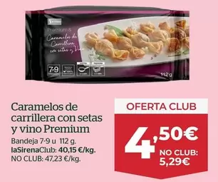 Oferta de Premium - Caramelos De Carrillera Con Setas Y Vino por 4,5€ en La Sirena