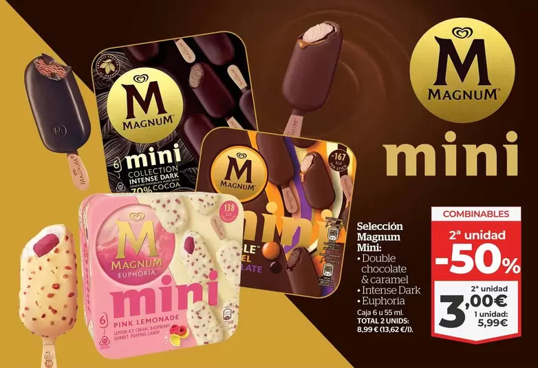 Oferta de Magnum - Selección Mini  por 5,99€ en La Sirena