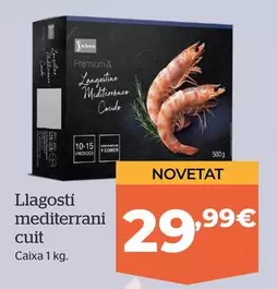 Oferta de Llagosti Mediterrani Cuit por 29,99€ en La Sirena