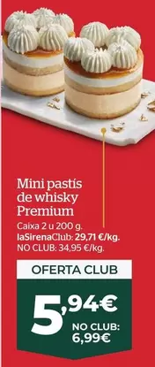 Oferta de Premium Mini Pastis De Whisky por 6,99€ en La Sirena