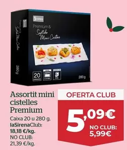 Oferta de Premium Assortit Mini Cistelles por 5,99€ en La Sirena